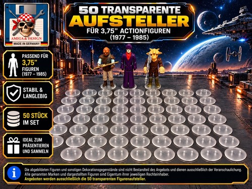 50x transparente ständer für - 50x,