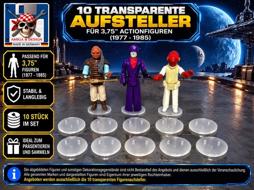 10x transparente ständer - 10x,