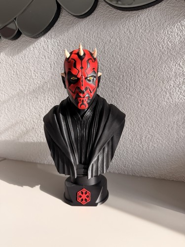 Darth maul büste 28cm - darth-maul-büste, 3d